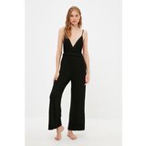 Trendyol Black Lace Detailed Knitted Jumpsuit Cijene