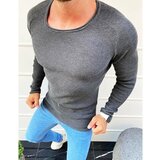 DStreet Muški džemper s navlakom antracit WX1617 siva | svetloplava Cene
