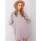 Fashion Hunters YOU HAVE ME Gray sweatshirt dress Cijene