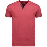 Ombre Muška majica S1390 siva | Fuksija Cene