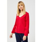 Moodo Shirt with a decorative front - red | Shoptok.si