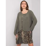 Fashion Hunters Khaki oversize women's dress cene