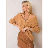 Fashion Hunters OH BELLA Camel oversized sweater braon | narandžasta cene