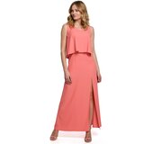 Makover Ženska haljina K048 smeđa | pink Cene