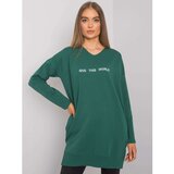 Fashion Hunters Dark green tunic with the words Halifax RUE PARIS | shoptok.hr