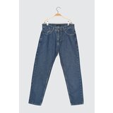 Trendyol Navy Blue Male Slim Fit Cropped Jeans | Shoptok.si