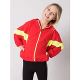 Fashion Hunters A red hoodie for a girl | Shoptok.si