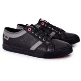 Kesi Men's Sneakers Cross Jeans II1R4004C Black