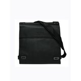 Fashion Hunters Black men's eco-leather messenger bag | Shoptok.si