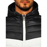 DStreet Muška prelazna jakna sa kapuljačom 5845 - crna, crna krema Cene