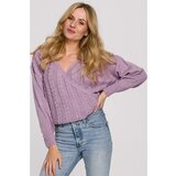 Makover Ženski pulover K105 sivi | pink Cene