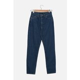 Trendyol Indigo Tall High Waist Mom Jeans Cene