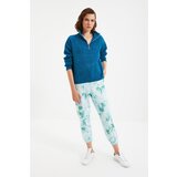 Trendyol Blue Zippered Knitwear Sweater | shoptok.hr