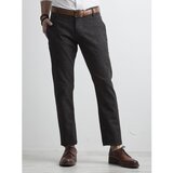 Fashion Hunters Dark gray men's chino pants | shoptok.hr
