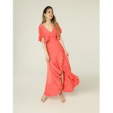 Madnezz Ženska haljina Juanita Mad480 Coral Cream | Crveno cene