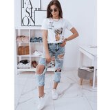 DStreet BLONDE ŽENSKA MAJICA BIJELA RY1659 SIVA | ePonuda.com