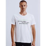 DStreet White RX4628 men's T-shirt with print Cene