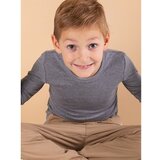 Fashion Hunters Boys' thermoactive blouse, gray | shoptok.hr