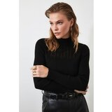 Trendyol Ženski džemper Knitwear crna Cene