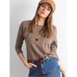 Fashion Hunters April brown blouse | shoptok.hr