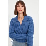 Trendyol Indigo High Collar Knitwear Sweater | shoptok.hr
