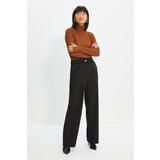 Trendyol Black Wide Leg Trousers Cene