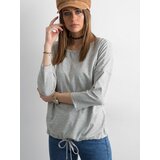 Fashion Hunters Fiona's gray melange blouse | shoptok.hr