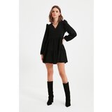 Trendyol Black Petite Pleated Dress Cijene