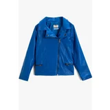 Koton Girl's Sax Blue Jacket