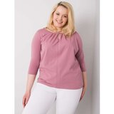 Fashion Hunters Larger pink cotton blouse | Shoptok.si