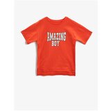 Koton Boy's Slogan T-Shirt Crew Neck Cotton | shoptok.hr