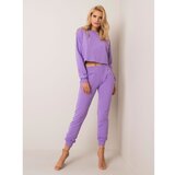 Fashion Hunters RUE PARIS Ladies' purple set | shoptok.hr