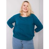 Fashion Hunters Sea plus size sweatshirt without hood | Shoptok.si