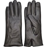 Semiline Woman's Women Leather Antibacterial Gloves P8205-0 | Shoptok.si