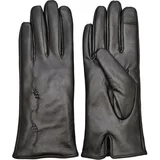 Semiline Woman's Women Leather Antibacterial Gloves P8205-0