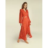 Madnezz Woman's Blouse Mexicana Mad538 narandžasta | krem | tamnocrvena | crvena cene