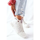 Kesi Women's Sneakers Cross Jeans High White II2R4022 Cene