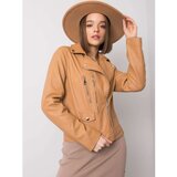 Fashion Hunters Camel women's motorcycle jacket Cijene