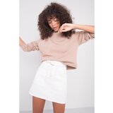 Fashion Hunters Beige BSL cotton sweatshirt | shoptok.hr