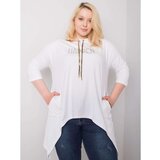 Fashion Hunters White loose blouse Cene