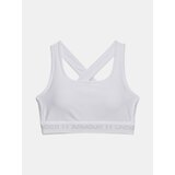 Under Armour Podprsenka UA Crossback Mid Bra-WHT Cene