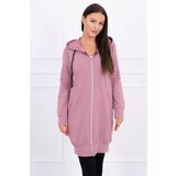 Kesi Hooded dress with a hood dark pink Cijene