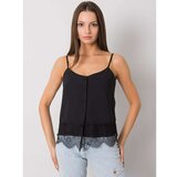 Fashion Hunters Black top with buttons Cene