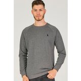 Dewberry V4003 REGLAN ARM MEN'S SWEATSHIRT-ANTHRACIC | shoptok.hr