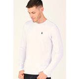 Dewberry T8588 BIKE COLLAR MEN'S SWEATSHIRT-WHITE Cijene