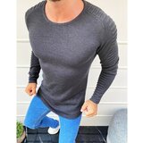 DStreet Muški džemper s navlakom antracit WX1604 siva | svetloplava Cene