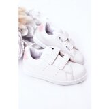 Kesi Children's Sneakers With Velcro White-Pink Cute Girl Cene