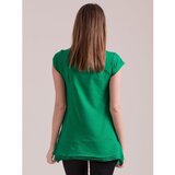 Fashion Hunters Green tunic with layered ruffles | shoptok.hr