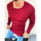 DStreet Maroon muški pulover WX1614 svijetlo plava | Crveno cene