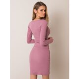 Fashion Hunters RUE PARIS Muted pink striped dress Cijene